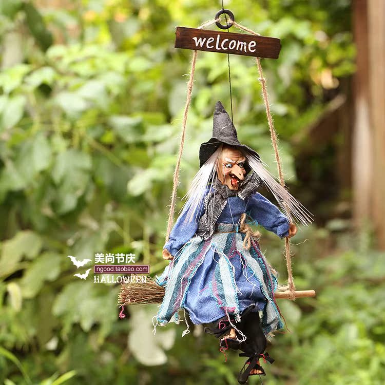 Lễ hội ma Halloween Cung cấp phù thủy Trang trí ngôi nhà ma ám Đồ trang trí phù thủy Mặt dây chuyền Đồ chơi kinh dị Đạo cụ hài hước - Sản phẩm Đảng / Magic / Hiệu suất phụ kiện tiệc hóa trang	