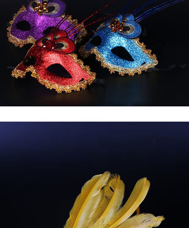 Mặt nạ Halloween Peacock Feather Mặt nạ mắt Trẻ em Trang điểm dành cho người lớn Trang phục dành cho người lớn - Sản phẩm Đảng / Magic / Hiệu suất đồ hoá trang deadpool