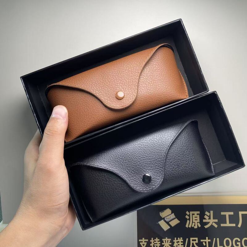 High-End Glasses Case Set 2026 New Anti-Pressure ins Style Fashionable Portable Sunglasses Case for Men and Women