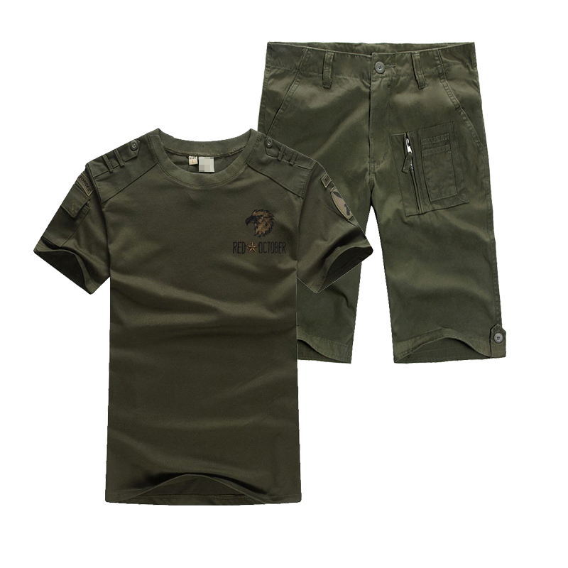 Outdoor Army Meme Special Soldier Camouflak Suit Men's Summer Slim Fit Short Sleeves Fitness Expand Training Suit