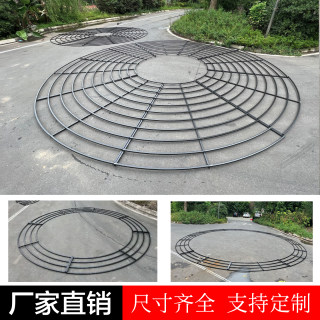 婚庆道具黑色吊顶圆环打孔珠链架子婚庆布置婚礼堂异形铁艺定制