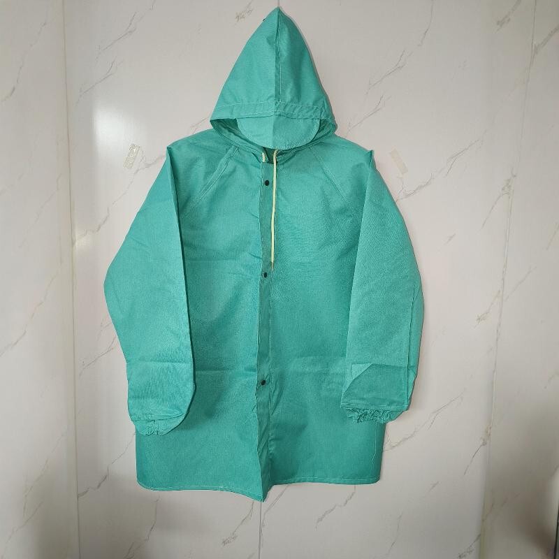 Outdoor Men's and Women's Thickened Oxford Cloth Waterproof Raincoat, Fashionable Cycling Hooded Electric Vehicle Waterproof Raincoat, Short and Portable
