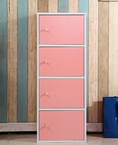 Nordic guest locker bookcase bookshelf cabinet with door lock locker student combination cabinet