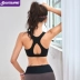 Lusure Yoga vest nữ thu thập chống sốc chạy bộ áo ngực thể dục chống chảy xệ làm đẹp trở lại nối đồ lót sợi thể thao - Đồ lót thể thao Đồ lót thể thao