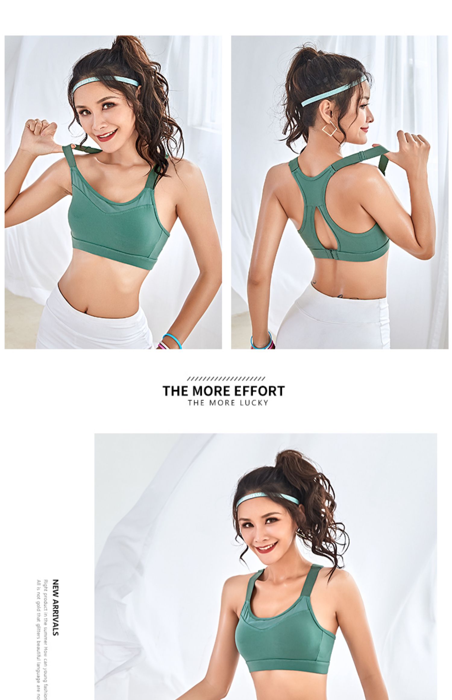 Lusure Yoga vest nữ thu thập chống sốc chạy bộ áo ngực thể dục chống chảy xệ làm đẹp trở lại nối đồ lót sợi thể thao - Đồ lót thể thao áo tập thể thao