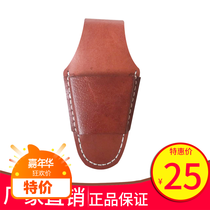 Promotion first layer cowhide belt Brown pliers sleeve one-pin pincer cover cowhide kit leather kit leather cover multifunctional running bag