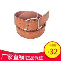 New product promotion cowhide electrical belt set old-fashioned full cowhide extended head miner belt mens leather belt