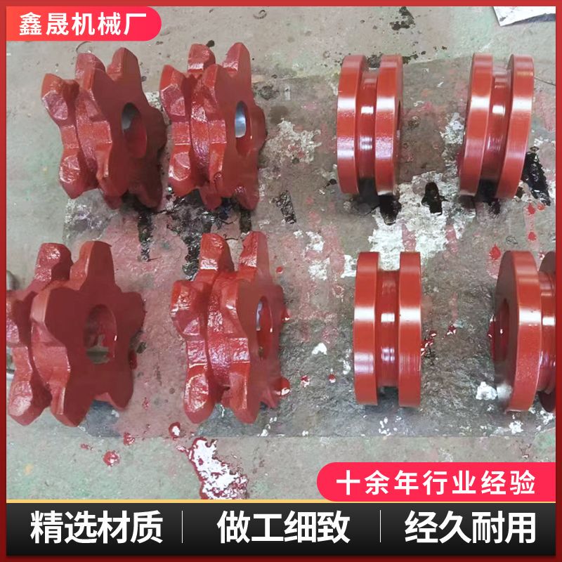 Elevator Sprocket Industrial Gear Mechanical Transmission Assembly Bucket Elevator Accessories Wear-Resistant Manure Scraper Corner Wheel