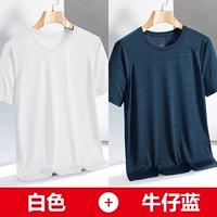 Белый, джинсовый