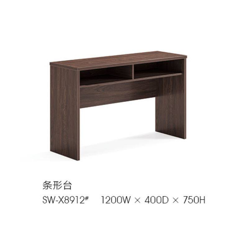 Training table for a simple modern double three-person long tables company Party office office training institution