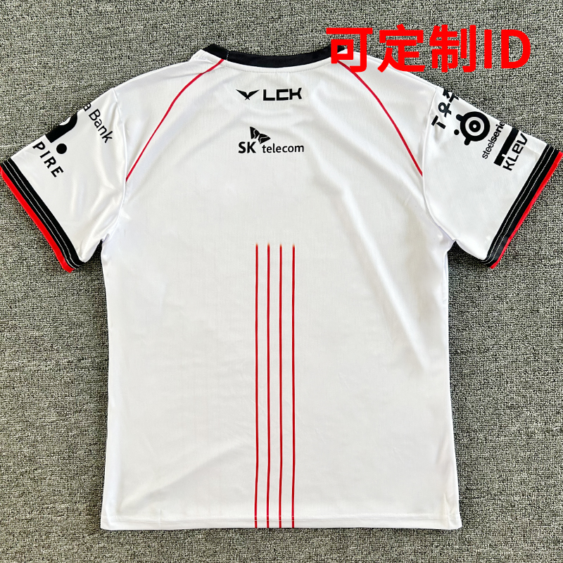 2024 LOL Spring Competition LCK Uniform Jersey Team T1 Faker