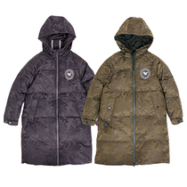 2021 new winter coat boys down jacket long children thick down jacket camouflage hooded Korean version