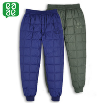 Childrens clothing in winter thick childrens down pants boys pants inner waist increase fat