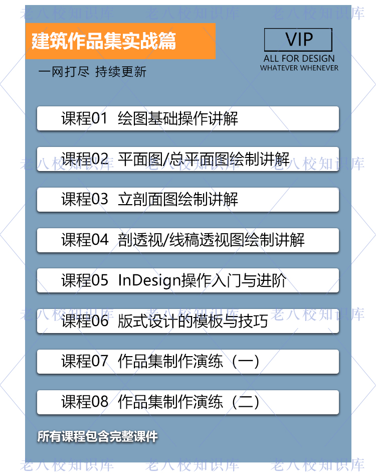 T1518 indesign建筑排版ID作品集 文本制作 建筑学排版视频教程-6