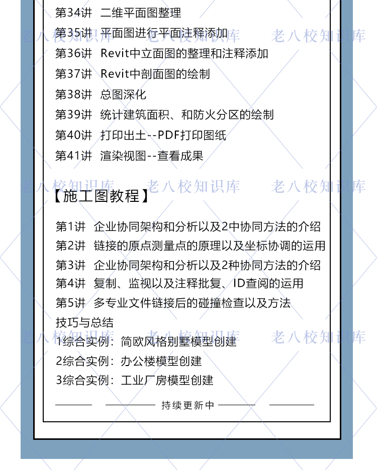 T1282 Revit BIM 2018建筑学专业建模教学入门基础机电结构学习...-9