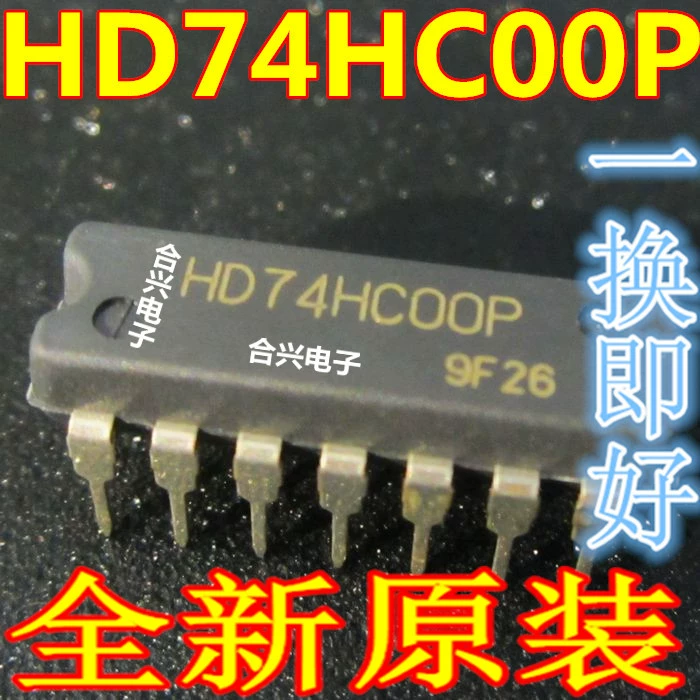 HD74HC00P mạch tích hợp IC plug-in DIP-14, thực sự mới và nguyên bản, chỉ cần thay thế là sẽ hoạt động tốt