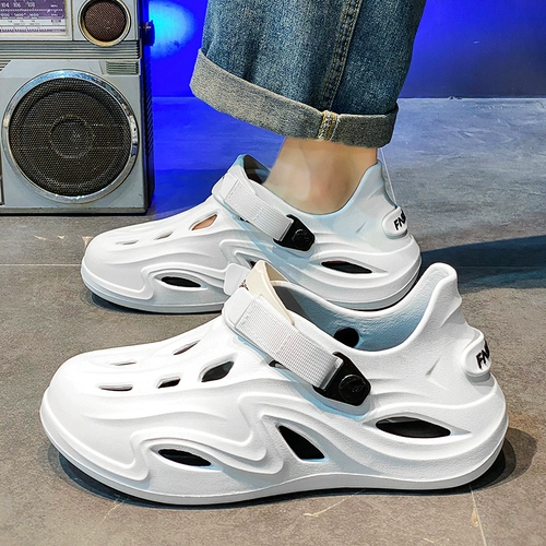 Летние нескользящие износостойкие спортивные пляжные сандалии на платформе