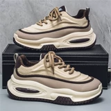 Мужская летняя универсальная спортивная высокая обувь для отдыха на платформе, премиум класс