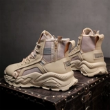 Martens, летняя обувь, высокие сапоги в английском стиле на платформе для скалозалания, в британском стиле