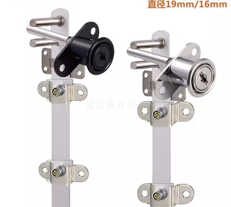 Front lock file cabinet triple interlock multi-cabinet lock office cabinet door wardrobe lock hardware furniture drawer lock Digao brand