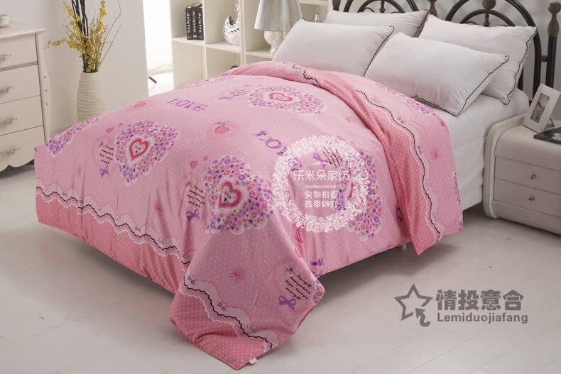 Đám cưới chăn đôi chăn đơn bộ chăn ga gối đệm sinh viên ngủ phủ chăn dày khăn trải giường spa cao cấp