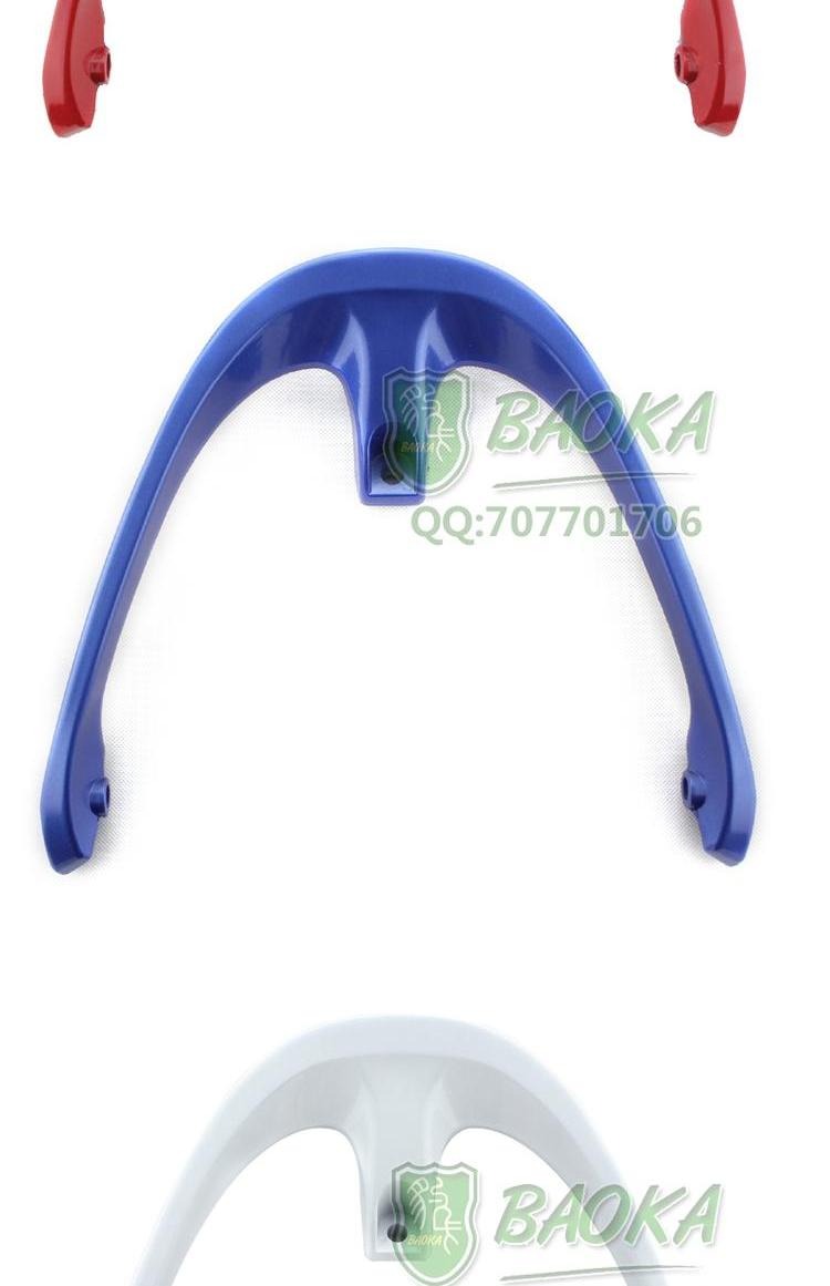 Xe máy nhôm hợp kim Finto phía sau kệ Qiaogehua kết hôn 100 cánh đuôi JOG phía sau kệ mang - Xe máy Sopiler khung inox xe lead 2020