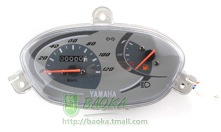 Xe máy Shanzhai Fuxi Qiaoge 125 cụ lắp ráp km meter 100 điện tachometer Đo Dặm đồng hồ điện tử xe máy wave
