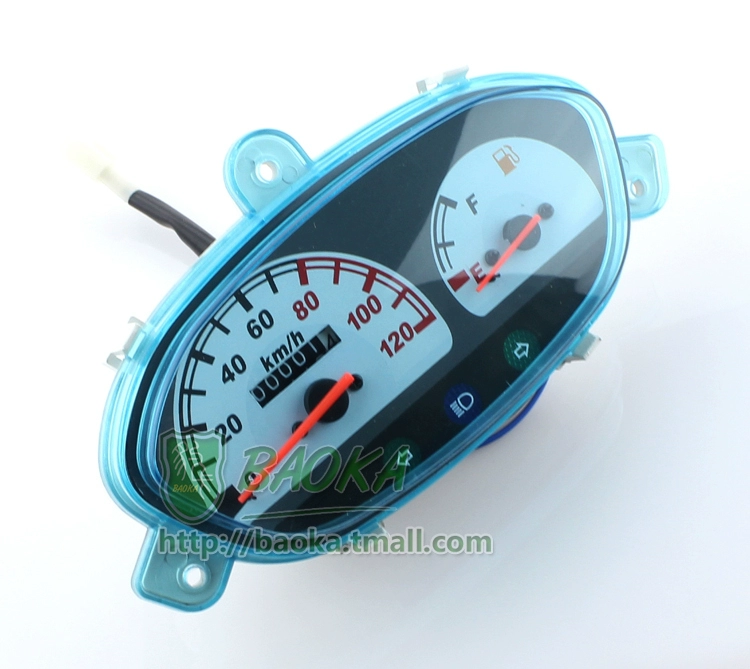 Xe máy Shanzhai Fuxi Qiaoge 125 cụ lắp ráp km meter 100 điện tachometer Đo Dặm