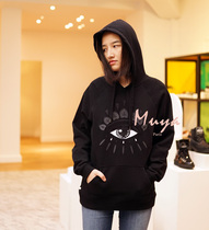 Spot KENZO 17 autumn winter embroidery big eyes hooded sweater 74XC