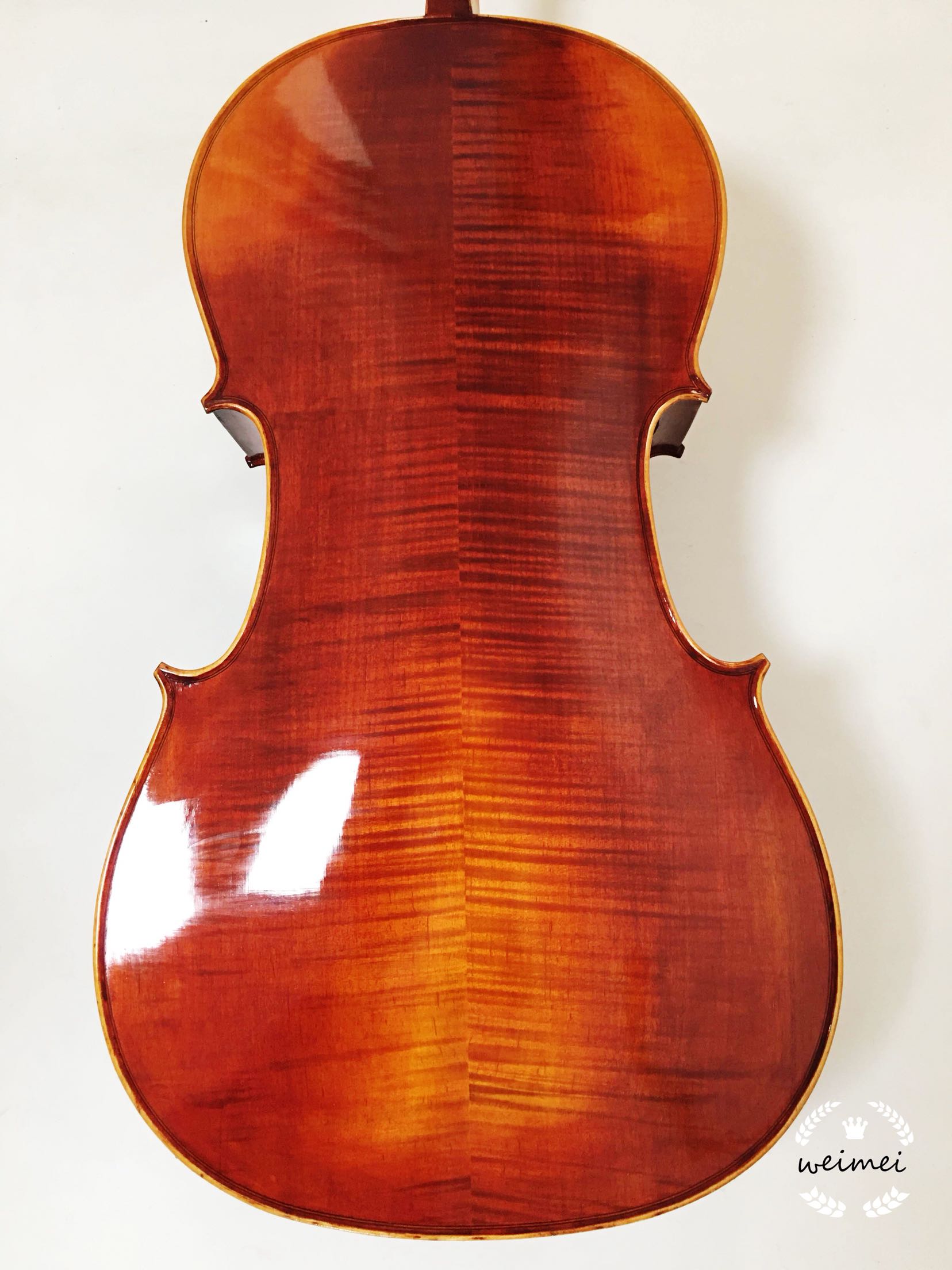 High-grade cello, handmade, all solid wood, natural tiger pattern, suitable for performances and verification exams for various occasions