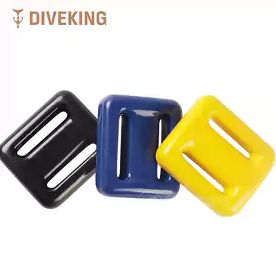 Diveking Free diving Counterweight Plastic-coated lead metal counterweight Lead block Deep diving counterweight block