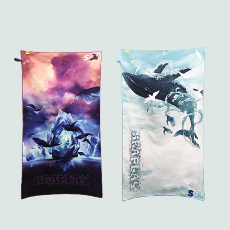 Seaplay SkyLand Quick Dry Bath Towel Available after diving surfing and swimming