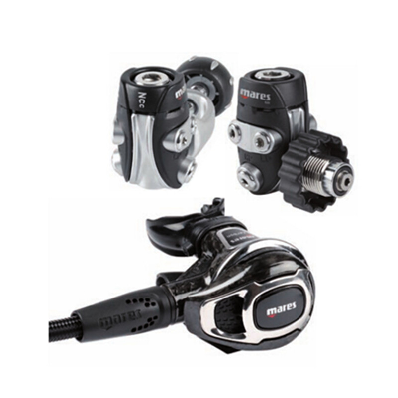 Mares Carbon 52 100% Carbon Material Light Weight Diving Main One Secondary Head Regulator
