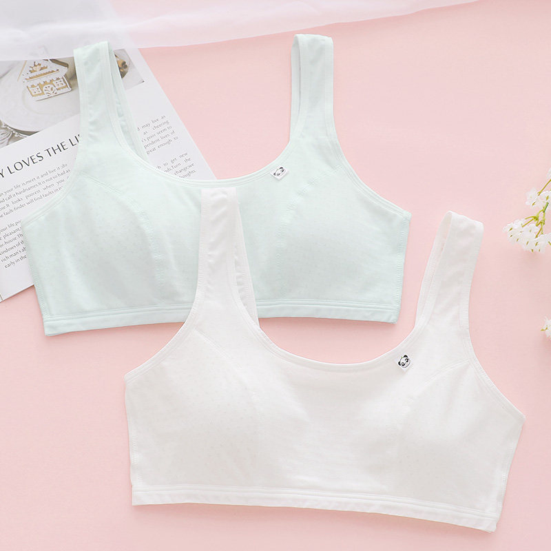 Bailin Baili Girls' Underwear Vest Developmental Pupils 10-year-old Anti-bump Bra Phase II 12 Children