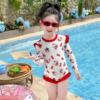 ຊຸດລອຍນ້ໍາເດັກຍິງ summer ເດັກຍິງເດັກນ້ອຍ summer ເຄື່ອງນຸ່ງເດັກນ້ອຍ 2026 ໃຫມ່ຂອງເດັກນ້ອຍ swimsuit pants ຊຸດລອຍນ້ໍາຫນຶ່ງສິ້ນ