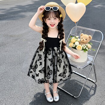 ເດັກຍິງ suspender skirt summer dress 2026 ໃຫມ່ຂອງເດັກນ້ອຍ summer dress ເດັກຍິງ summer princess dress huge ແລະງາມ