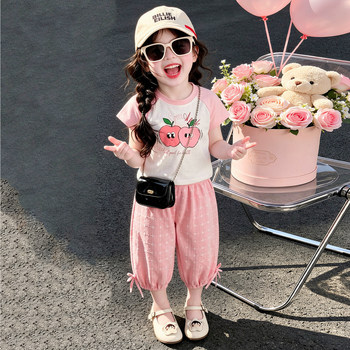 ຊຸດ summer girls 2026 ຄົນອັບເດດ: ໃຫມ່ summer suit ສໍາລັບເດັກນ້ອຍແລະເດັກນ້ອຍເດັກຍິງ super ງາມ summer ສັ້ນເສອແຂນບາງໆ