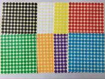 Color 8mm round color classification mark small label stickers stickers color stickers 3900 small 4 yuan