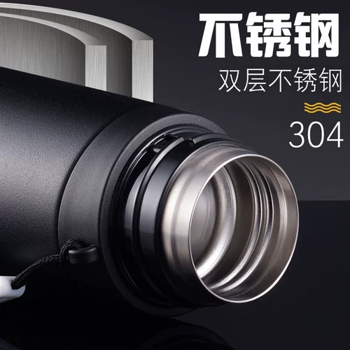 Свежий милый портативный стакан подходит для мужчин и женщин из нержавеющей стали, в корейском стиле, простой и элегантный дизайн, нержавеющая сталь AISI 304