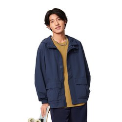 Li Ning Cross Sports Windbreaker 남자 2024 가을 New Water-Repellent Looke Hooded Jacket Afdu537