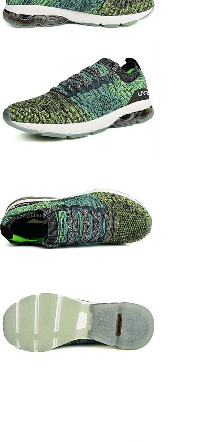 Giày chạy bộ Li Ning Giày nam nửa cọ không khí đệm không khí chạy giày nam giảm xóc mang giày thể thao ARHM037 giày the thao nữ hàn quốc