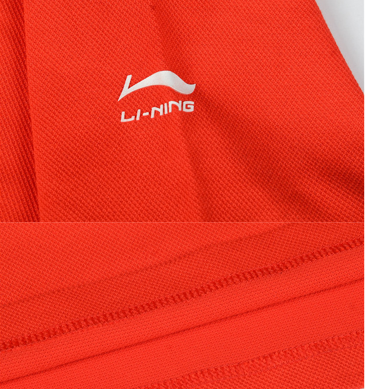 Li Ning nam ve áo ngắn tay áo thể thao và giải trí loạt POLO áo 1TSCA01 áo polo trơn