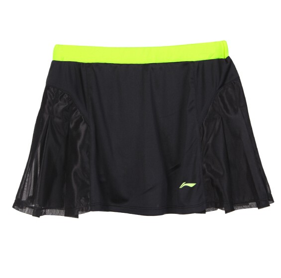 Li Ning nữ cầu lông mặc quần vợt váy ASKJ284 váy thể thao nữ