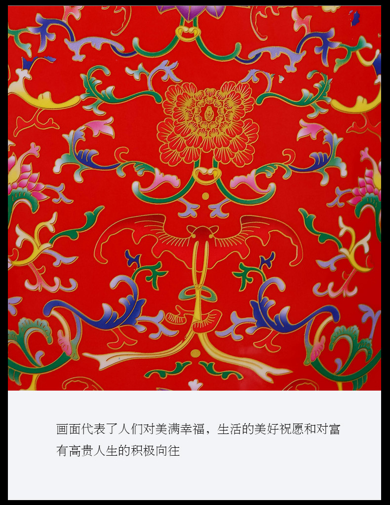 Jingdezhen ceramics of large vases, new Chinese style living room TV ark, hotel decoration to heavy large high furnishing articles