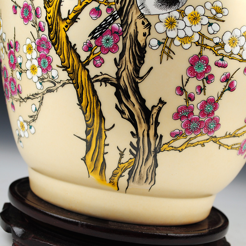Jingdezhen ceramics gold always good vase modern living room home decoration handicraft furnishing articles