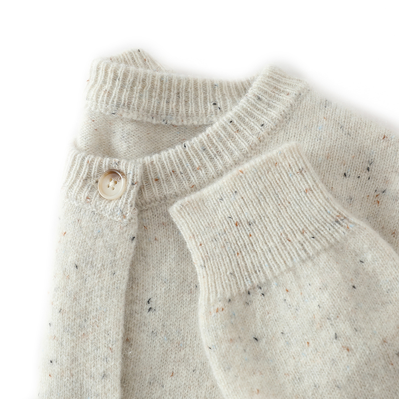 Baby Cashmere Cardigan Sweater 2026 New Style Unisex Winter Children's Striped Knit Wool Sweater Jacket