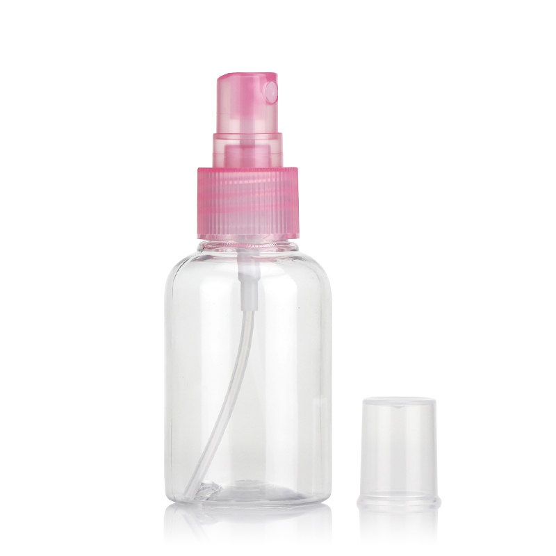 Beauty push-on high quality plastic multi-color cosmetic spray bottle spray pot