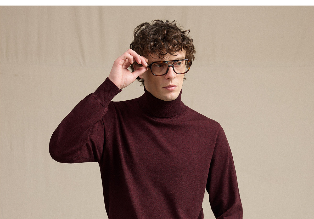 CULTUM High-Neck Wool-Blend Pullover