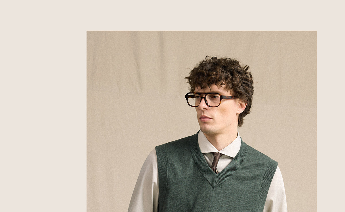 CULTUM V-Neck Knit Sweater Vest