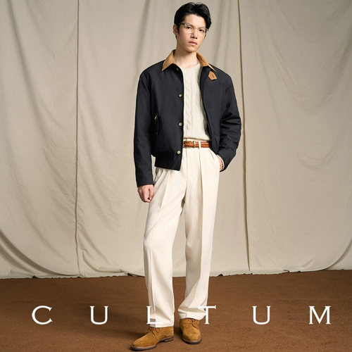 Бархатный ретро трикотажный свитер с круглым воротником, комплект для отдыха